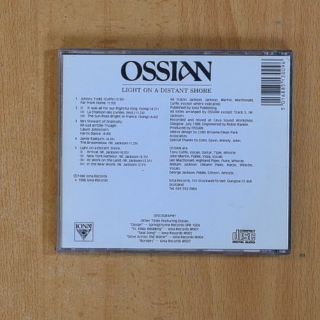 OSSIAN - LIGHT ON A DISTANT SHORE - CD