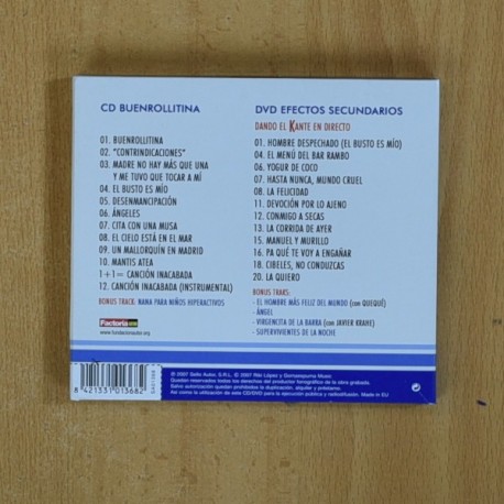 VARIOS - BUENROLLITINA - CD + DVD