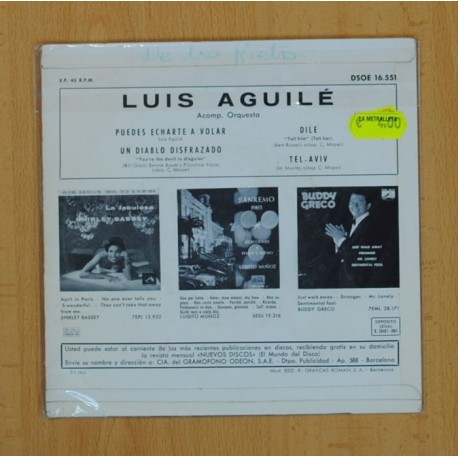 LUIS AGUILE - PUEDES ECHARTE A VOLAR + 3 - EP