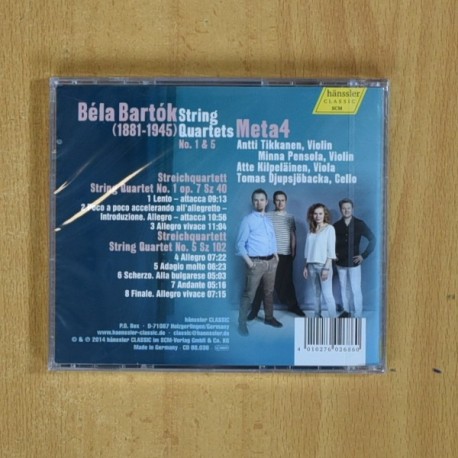 BARTOK - META 4 - CD