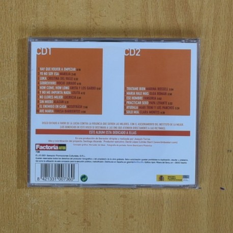 VARIOS - HAY QUE VOLVER A EMPEZAR - 2 CD