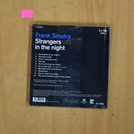 FRANK SINAYTRA - STRANGERS IN THE NIGHT - CD