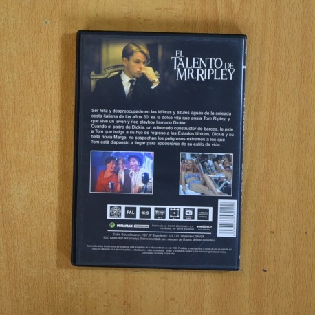 EL TALENTO DE MR RIPLEY - DVD