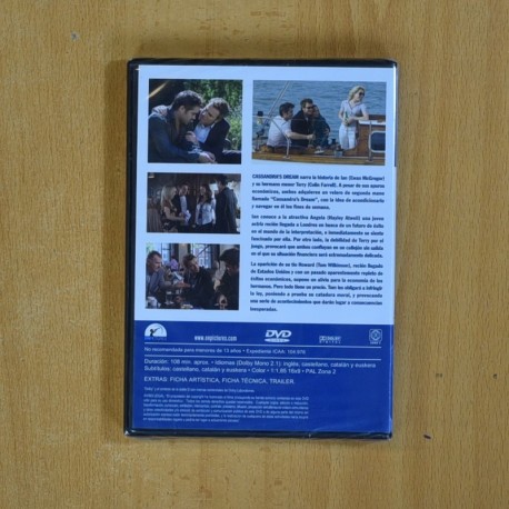 CASSANDRAS DREAM - DVD