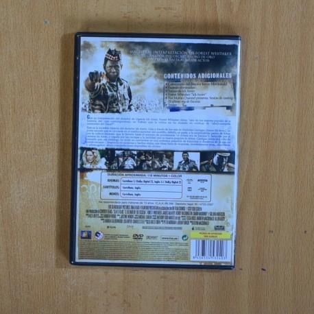 EL ULTIMO REY DE ESCOCIA - DVD