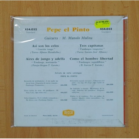 PEPE EL PINTO - ASI SON LOS CELOS + 3 - EP