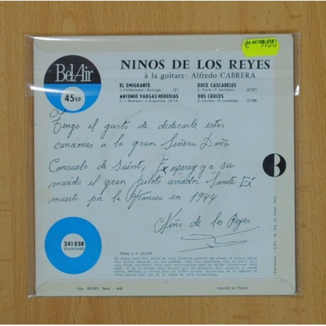 NIÃOS DE LOS REYES - EL EMIGRANTE + 3 - EP