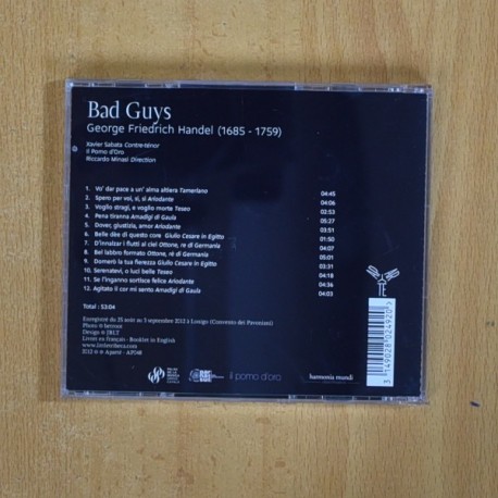 HANDEL - BAD GUYS - CD
