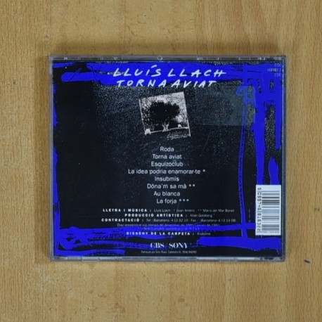 LLUIS LLACH - TORNA AVIAT - CD