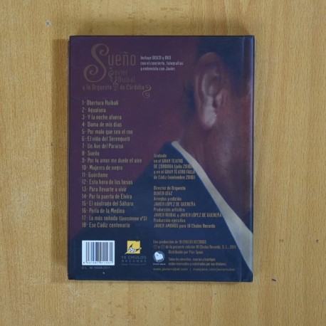 JAVIER RUIBAL - SUEÃO - CD + DVD