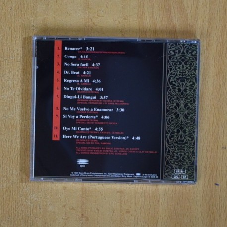 GLORIA ESTEFAN - GLORIA ESTEFAN - CD