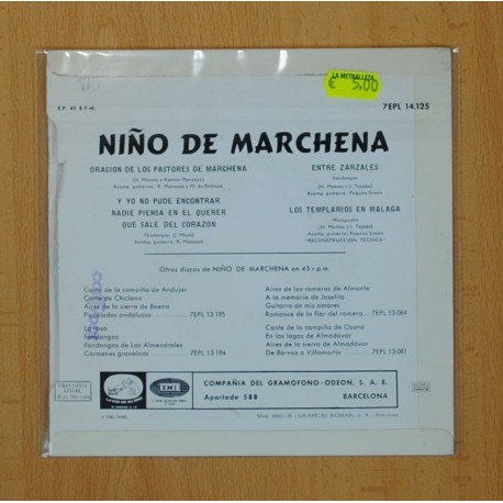 NIÃO DE MARCHENA - ORACION DE LOS PASTORES DE MARCHENA + 3 - EPP