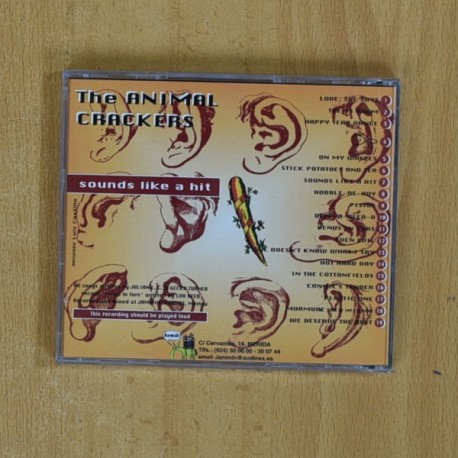 THE ANIMAL CRACKERS - SOUNDS LIKE A HIT - CD
