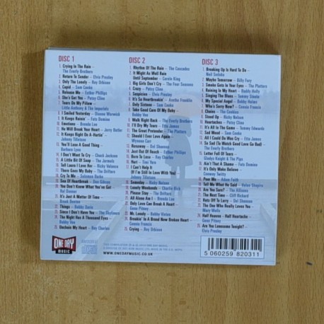 VARIOS - CRYING IN THE RAIN - 3 CD