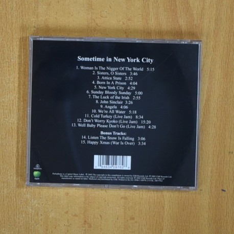 JOHN & YOKO - SOME TIMES - CD