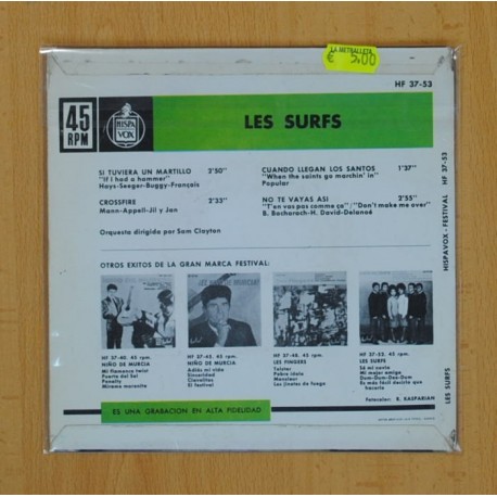 LES SURFS - SI YO TUVIERA UN MARTILLO + 3 - EP