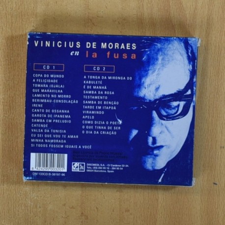 VINICIUS DE MORAES - LA FUSA - 2 CD
