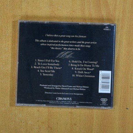 MICHAEL BOLTON - TIMELESS - CD