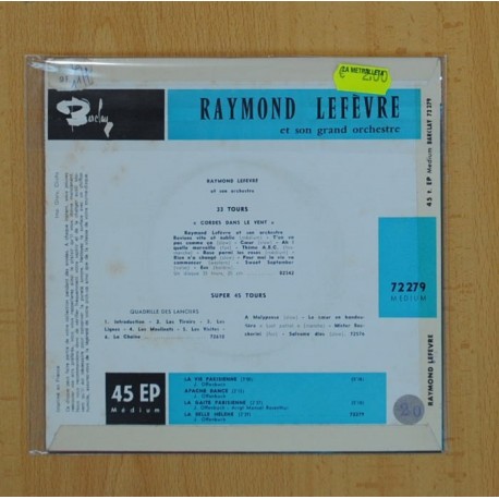 RAYMOND LEFÃVRE - LA VIE PARISIENNE + 3 - EP