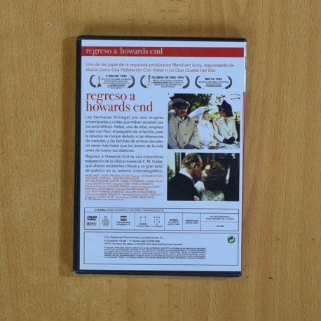 REGRESO A HOWARDS END - DVD