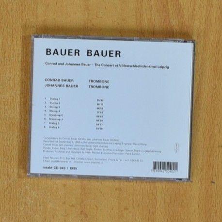 BAUER - BAUER - CD