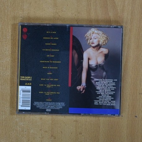 MADONNA - DICK TRACY - CD
