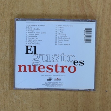 VARIOS - EL GUSTO ES NUESTRO - CD