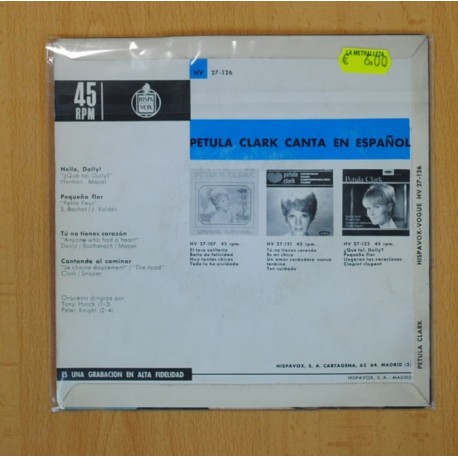 PETULA CLARK - HELLO, DOLLY + 3 - EP