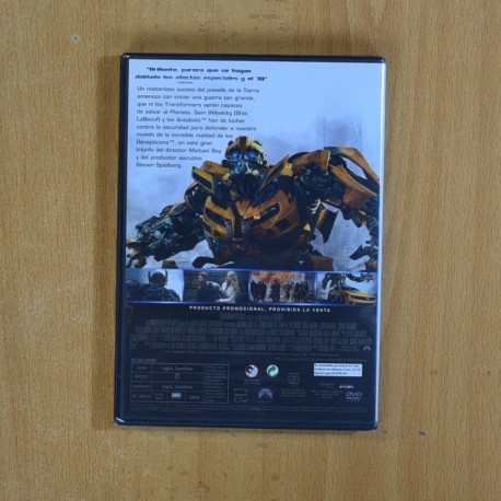 TRANSFORMERS EL LADO OSCURO DE LA LUNA - DVD