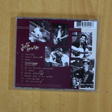 DVICIO - JUSTO AHORA - CD