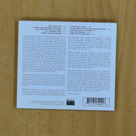 DAYNA KURTZ - SECRET CANON VOL 1 - CD