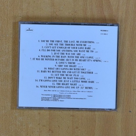 BARRY WHITE - THE COLLECTION - CD