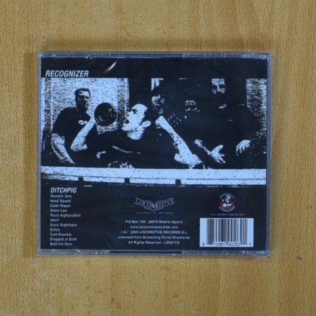 RECOGNIZER - DITCHPIG - CD