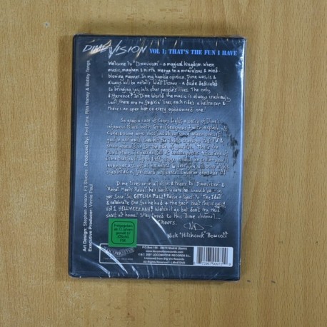 DIMEVISION VOL I THATS THE FUN I HAVE - DVD