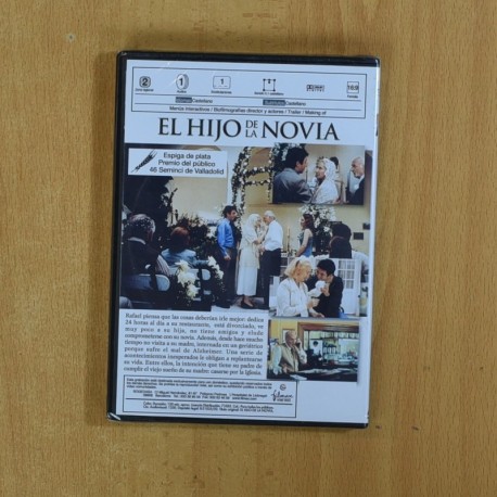 EL HIJO DE LA NOVIA - DVD