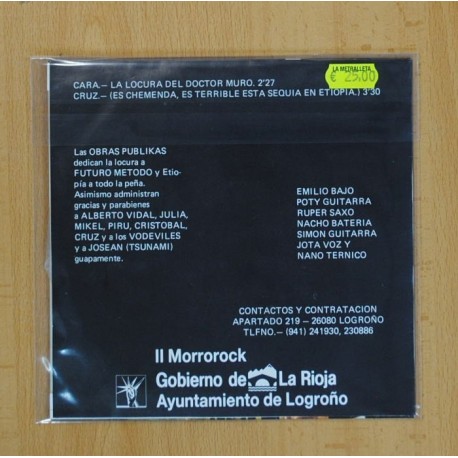 LAS OBRAS PUBLIKAS - LA LOCURA DEL DOCTOR MURO / CRUZ - SINGLE