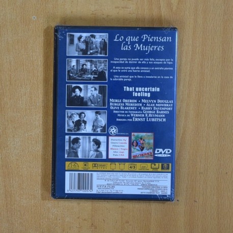 LO QUE PIENSAN LAS MUJERES - DVD