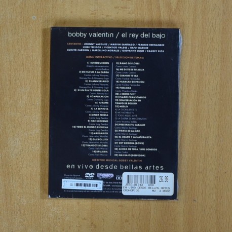 BOBBY VALENTIN - EL REY DEL BAJO - DVD