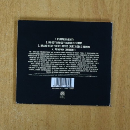 TRICKY - PUMPKIN - CD