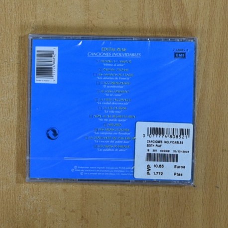 EDITH PIAF - EDITH PIAF - CD