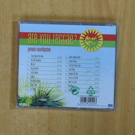 VARIOS - ARE YOU REGGAE - CD