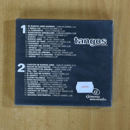 VARIOS - TANGOS PORTEÃOS - 2 CD
