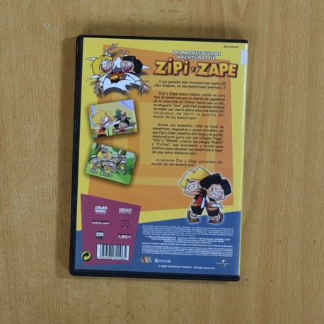 LAS MONSTRUOSAS AVENTURAS DE ZIPI Y ZAPE - DVD