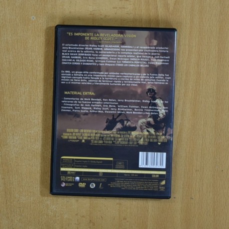BLACK HAWK DERRIBADO - DVD
