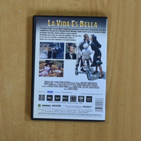 LA VIDA ES BELLA - DVD