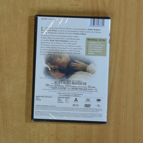 MEMORIAS DE AFRICA - DVD