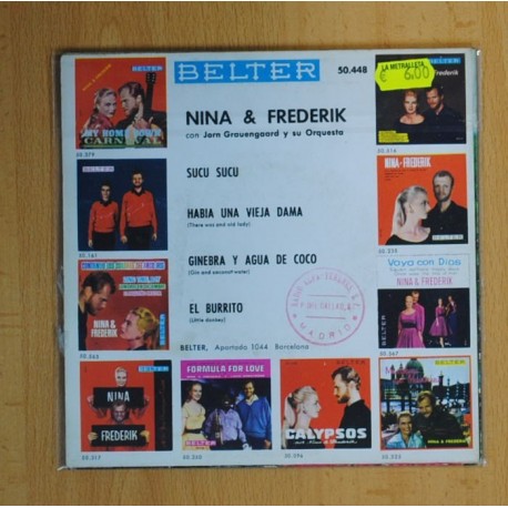 NINA & FREDERICK - SUCU SUCU + 3 - EP