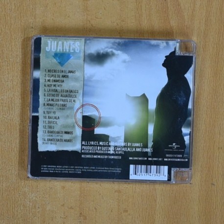 JUANES - LA VIDA ES UN RATICO - CD