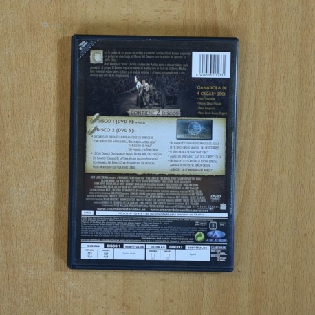 EL SEÃOR DE LOS ANILLOS LA COMUNIDAD DEL ANILLO - DVD