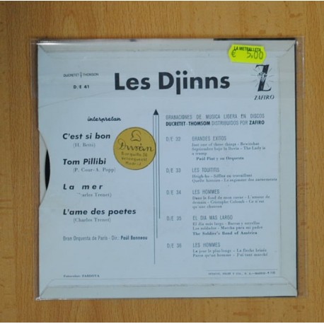 LES DJINNS - CÂ´EST SI BON + 3 - EP